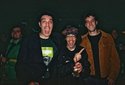 Dave Bidini of the Rheostatics, Nardwuar, Hugh Baker. Media Club, Vancouver, BC, Canada.