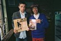 Buck 65, Nardwuar, backstage at the Commodore Ballroom, Vancouver, BC, Canada!