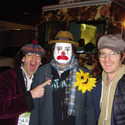 Cokie the Clown, Nardwuar, and the real Ari Gold outside of Emo's. SXSW 2010 ! 