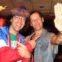 Nardwuar , Doug Donut of Death Sentence at the Pointed Sticks show!