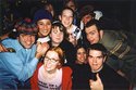 Members of Thee Nardnest and Operation Makeout after The Evaporators/Thee Goblins/ Operation Makeout/ Dub Narcotic concert at the University of BC, on Jan 4, 2002.
