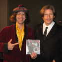 Crispin Glover, Nardwuar. Pacific Cinematheque , Vancouver, BC, Canada!