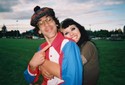 Nardwuar and Patricia of The Horrorpops, UBC, Vancouver, BC, Canada!