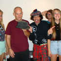 Nardwuar, Ian MacKaye, Paulette , Josefa. S.P.A.C.E. Camp, Chapel Arts, Vancouver, BC, Canada!
