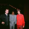 Chris Nelson , James Brown, Nardwuar. Queen Elizabeth Threate, Nov 1999, Vancouver, BC, Canada