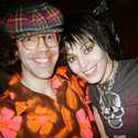 Joan Jett and Nardwuar. Warped Tour 2006. Thunderbird Stadium. Vancouver, BC, Canada!