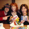Kathy Griffin , Lily Tomlin and Nardwuar on the set of Kathy Griffin: My Life on the D-List ! Richmond, BC, Canada!