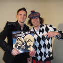Brandon Flowers of the Killers, Nardwuar. Thunderbird Arena, UBC, Vancouver , BC , Canada !