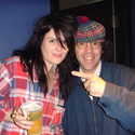 Alison Mosshart of The Kills, Nardwuar. Backstage, Commodore Ballroom, Vancouver, BC, Canaduh!