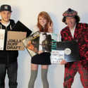 DJ Two Stacks, Kitty {Pryde} , Nardwuar at Fortune Sound Club.
