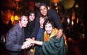 Nardwuar and Scott of the Evaporators with Thee Goblin's Favourite band, San Pedro's, The Leeches! (By now you probably have figured out this picture was taken by Andy Harris at Al's Bar!)  