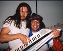 Andrew WK, Nardwuar, at Scratch Records, Vancouver, BC, Canada