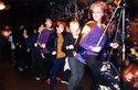 "A Goblin" leads Thee Disgoblins and fans at the dearly missed LA establishment known as Al's Bar (Photo by: Andy Harris)