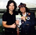 Pete Yorn, Nardwuar. Georgian Court Hotel, Vancouver, BC, Canada