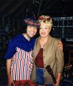 Nardwuar, Victoria Jackson, on the set of  "Romeo", Vancouver, BC, Canaduh