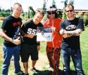 Dropkick Murphys,  Nardwuar.  Warped Tour 2003, UBC, Vancouver , Canada.