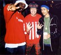 Maestro Fresh Wes, Checkmate, and Nardwuar outside of the Ramada Hotel, Vancouver, BC, Canaduh!