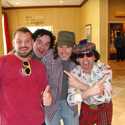 Jay Semko of the Northern Pikes (in non-tartan hat) with  his solo band, and Nardwuar. SXSW 2011, Austin, Texas, USA !