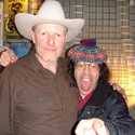 Michael Gira of The Swans, Nardwuar.  Rickshaw Theate, Vancouver, BC, Canada!