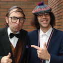 Neil Hamburger, Nardwuar. Georgian Court Hotel, Vancouver, BC, Canada !