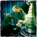 Nardwuar, Phil and the Stanley Cup! (Pic by John Biehler)