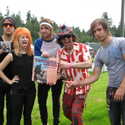 Paramore and Nardwuar! Warped Tour 2007. Thunderbird Stadium, University of British Columbia, Vancouver, BC, Canada !