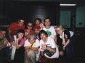 Craig,(formerly of the Night Gallery)Chris, Cait Hammett, Sara Luedtke, Reagan Belan, and the Evaporators after all ages show at Calgary Multicultural Centre!(Photo submitted by Sara)
