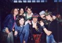 Nardwuar with Muff from Calgary and friends at the Flaming Lips' Vancouver gig.