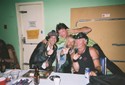 Nardwuar with Punk Legends Randy Bowman (Enigmas, Scramblers, Subhumans) , Sky Saxon (The Seeds, Yahowa ) and Zippy Pinhead (Dils , Victorian Pork) backstage at The Seeds gig. WISE Hall, Vancouver, BC, Canaduh!