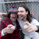 Andrew W.K., Nardwuar. SXSW, 2010 (Pic by Kris Krug) 