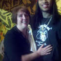 Waka wore a Nardwuar shirt! Thx 2 Dianne for capturing this moment. Dianne's story is here http://thesource.com/
2013/06/03/how-a-waka-flocka-flame-concert-ended-her-marriage-and-saved-her-life/ Doot doo ! 