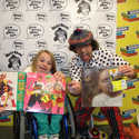 Kalyn of Wheelchair Sports Camp, Nardwuar. SXSW, Austin, Texas, USA!