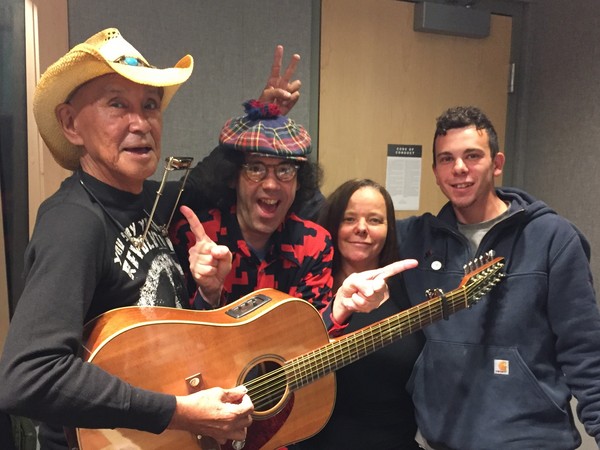 Willie Thrasher, Nardwuar! CiTR Radio, Vancouver, BC, Canada!