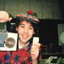 Nardwuar, CiTR DJ Booth. February 1993.  Vancouver, BC, Canada! Thanks to  Jennifer Fleming for the pic!