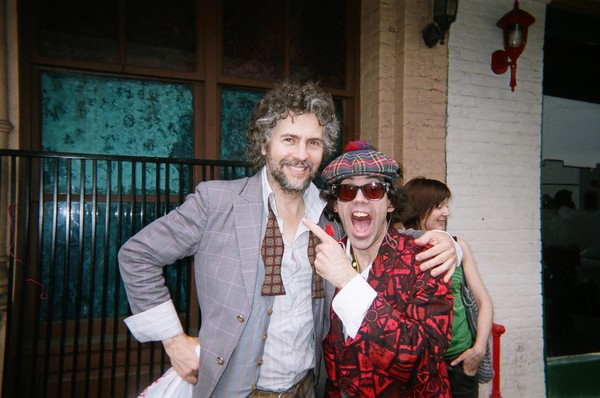 Wayne Coyne of the Flaming Lips was spotted all over SXSW, including rolling down the street inside a giant clear inflatable ball!
 

