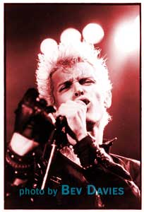 Billy Idol - photo by Bev Davies