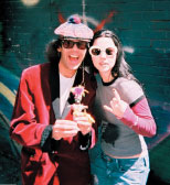 Amy Lee & Nardwuar With Voodoo Doll