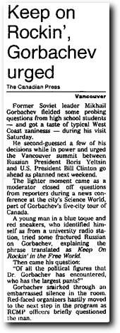 News Paper clipping.