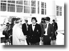 Nardwuar being questioned