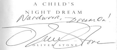 Oliver's signature